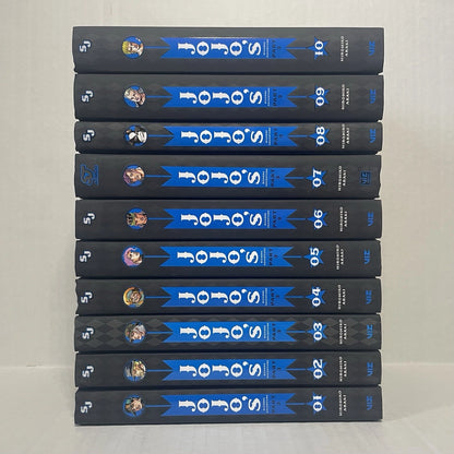 Jojo’s Bizarre Adventure Manga Part 3 Volumes 1-10 Brand New English Hardcover