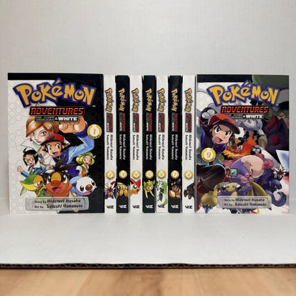 Pokémon Adventures: Black and White Manga Volumes 1-9 New English Viz Media