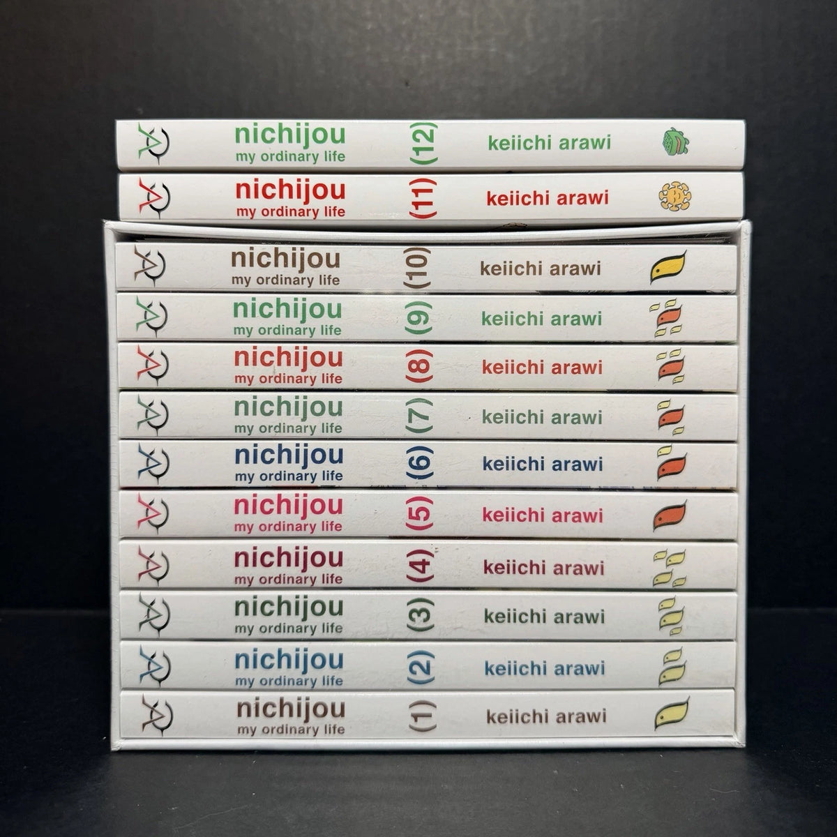 Nichijou 15th Anniversary Manga Box Set Volumes 1-10 + Volumes 11-12 English US