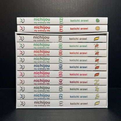 Nichijou 15th Anniversary Manga Box Set Volumes 1-10 + Volumes 11-12 English US