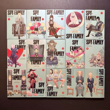 Spy x Family Manga Volumes 1-15 Brand New English US Authentic Viz Media