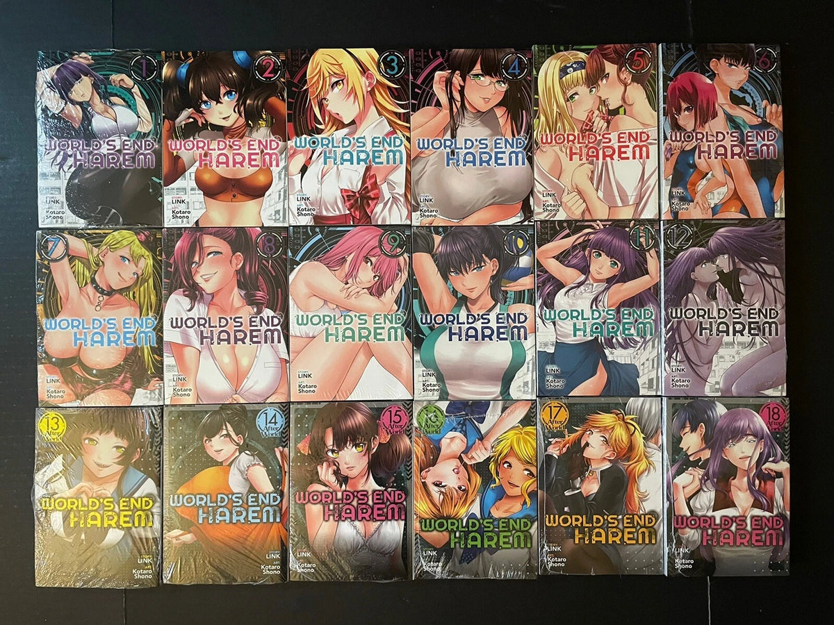 World’s End Harem Manga Volumes 1-18 English Brand New US Authentic Seven Seas