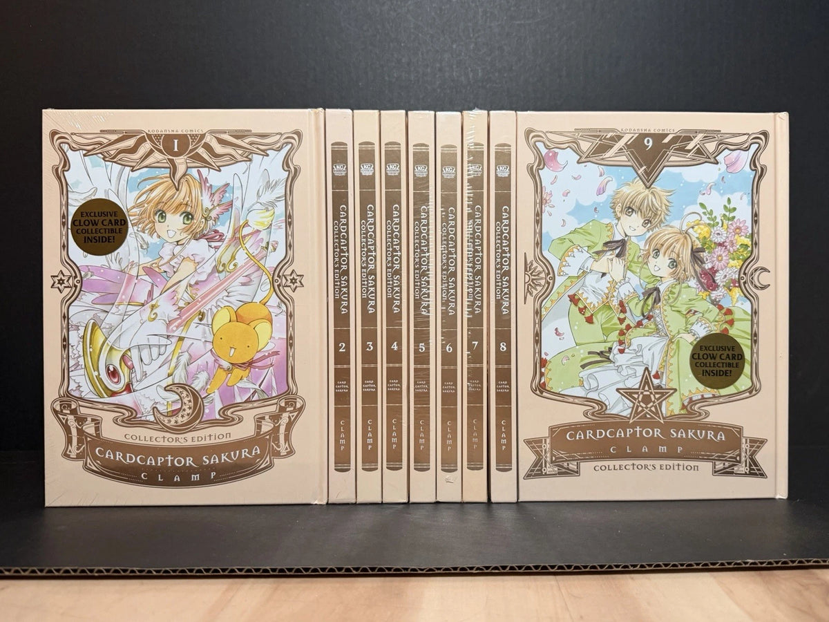 Cardcaptor Sakura Collector’s Edition Manga Hardcover Volumes 1-9 English Sealed