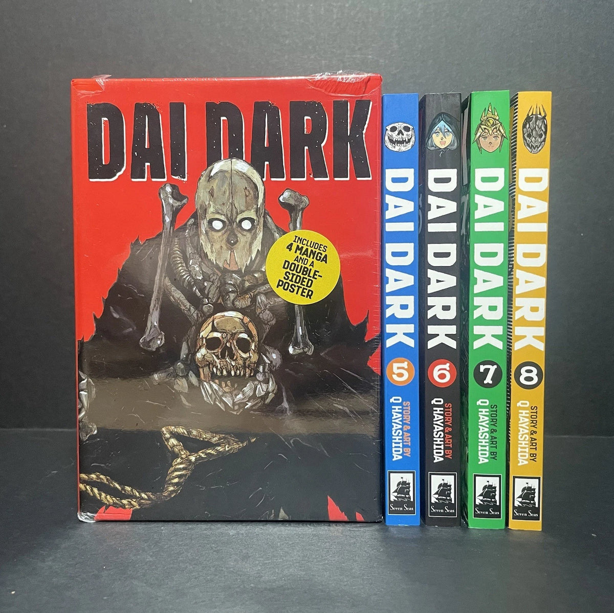 Dai Dark Manga Volumes 1-8 Includes Box Set 1 Volumes 1-4 + 5-8 Brand New Sealed
