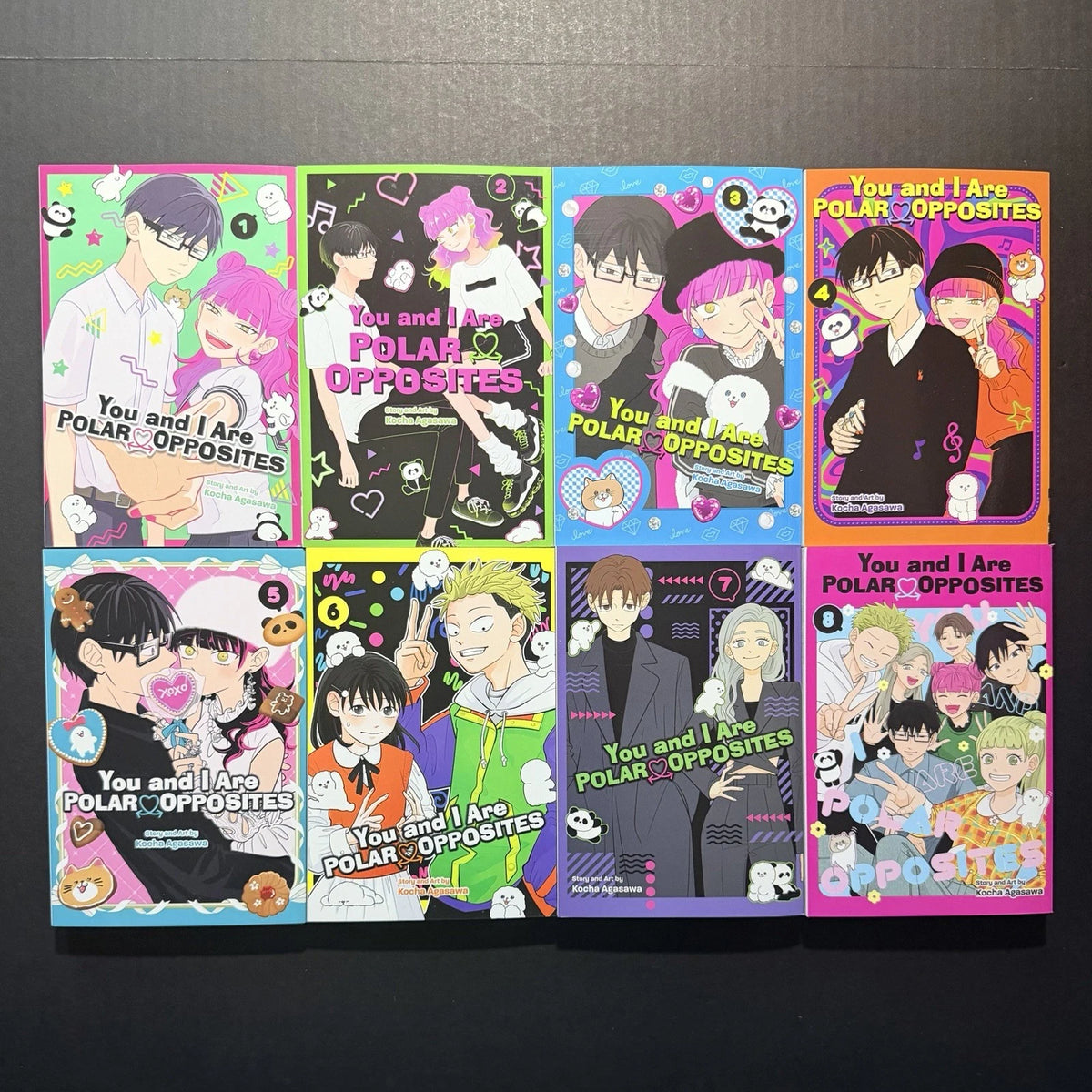 You and I Are Polar Opposites Manga Volumes 1-8 English New Authentic Complete