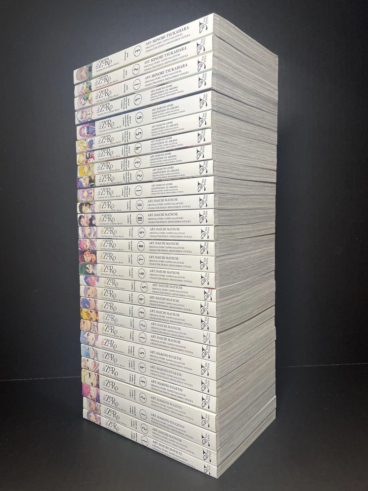 Re:Zero Manga 28 Volumes Chapters 1-4 + Frozen Bond Complete Set New English